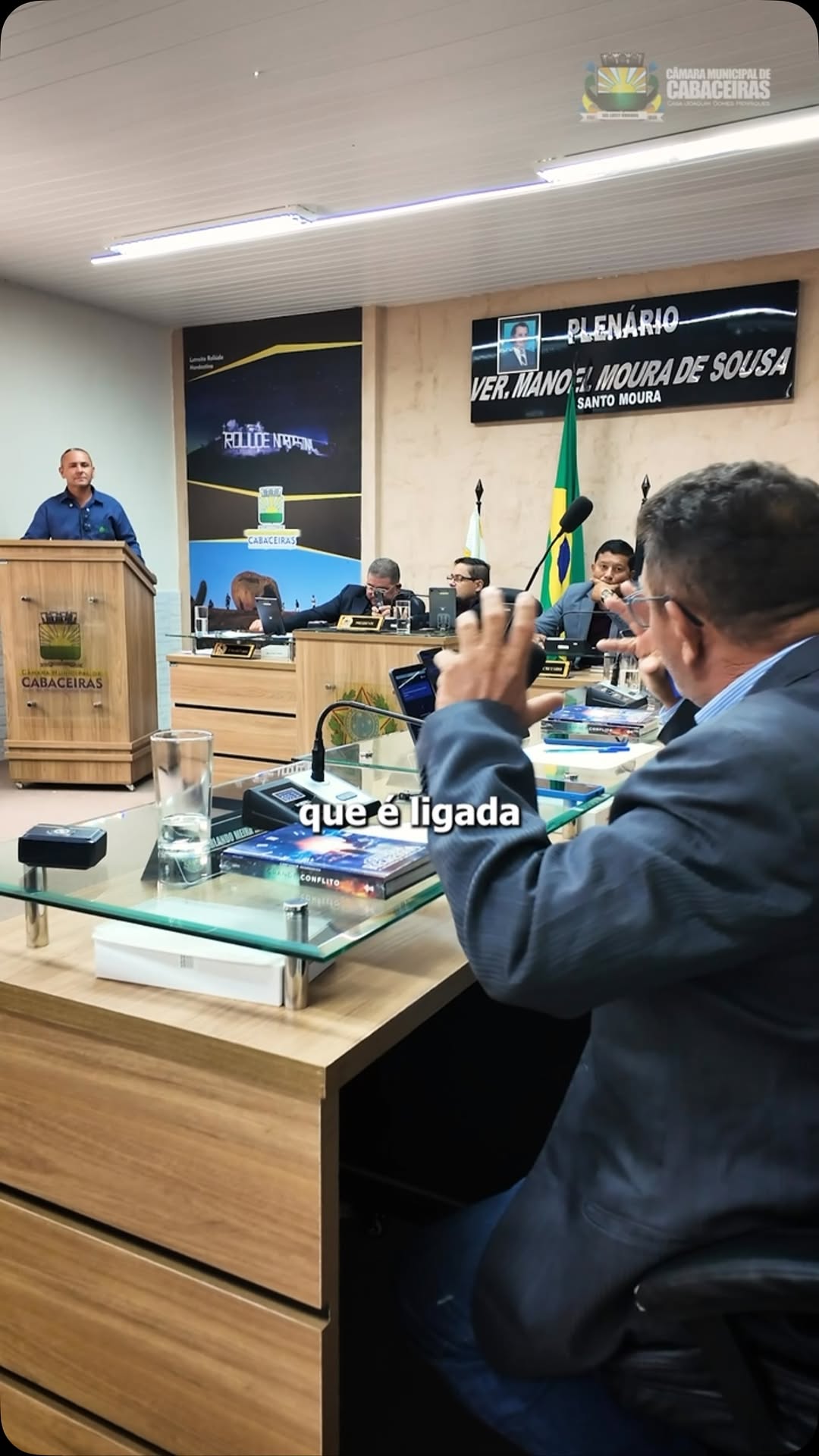 Durante a última sessão ordinária da Câmara Municipal de Cabaceiras, o presidente do Si...