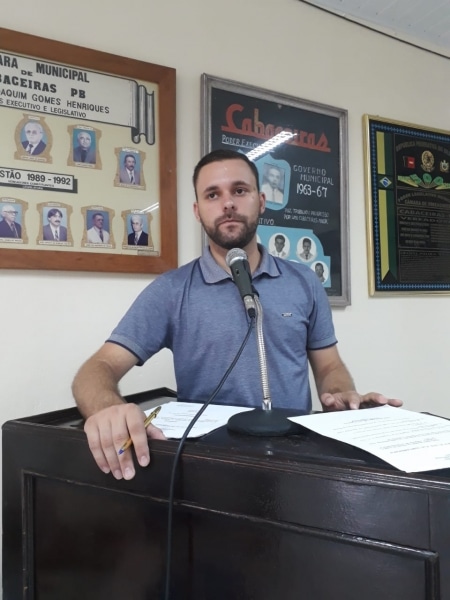 Coordenador da Casa do Empreendedor de Cabaceiras parabeniza Legislativo Municipal