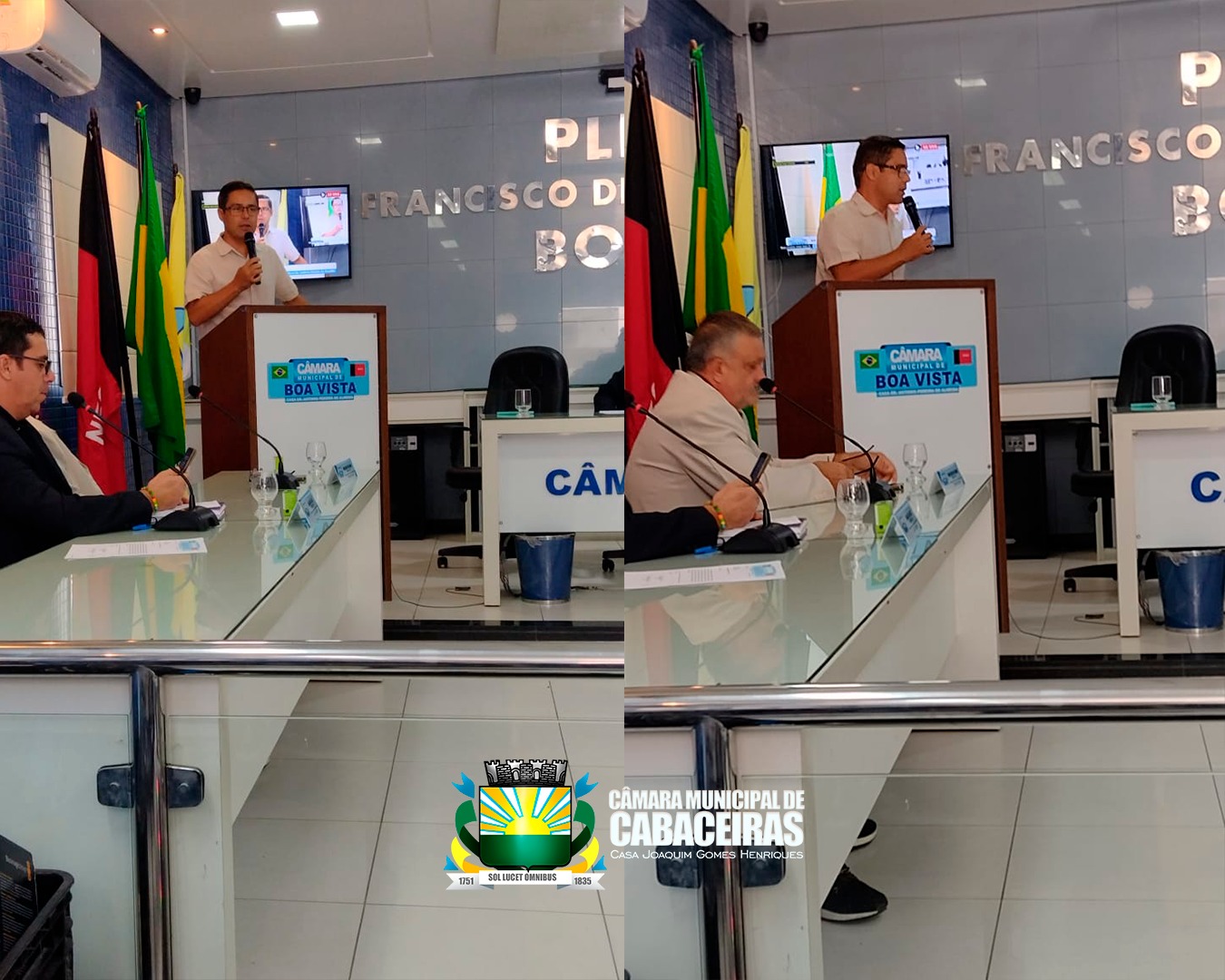 Presidente da Câmara de Cabaceiras e vereadores participam da abertura dos trabalhos legislativos em Boa Vista