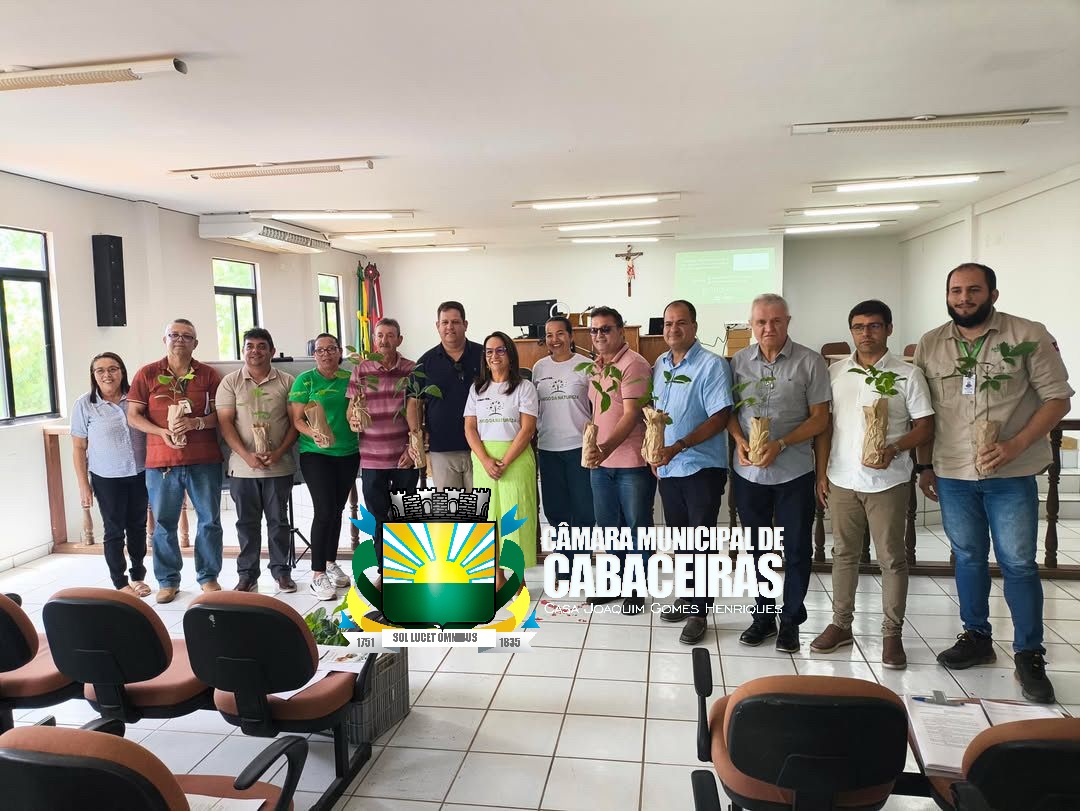 Vereadores de Cabaceiras, participam da apresentação do Projeto Amigos da Natureza