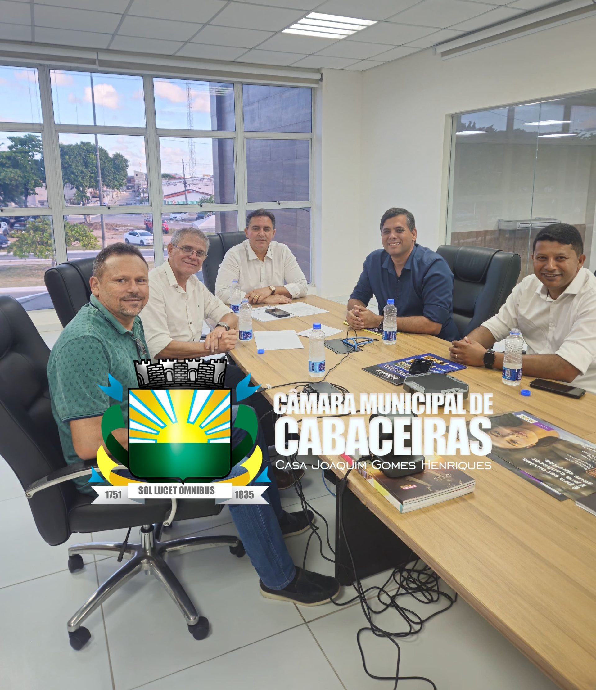 Vereadores participam de audiência com o Secretário de Segurança do Estado Jean Nunes