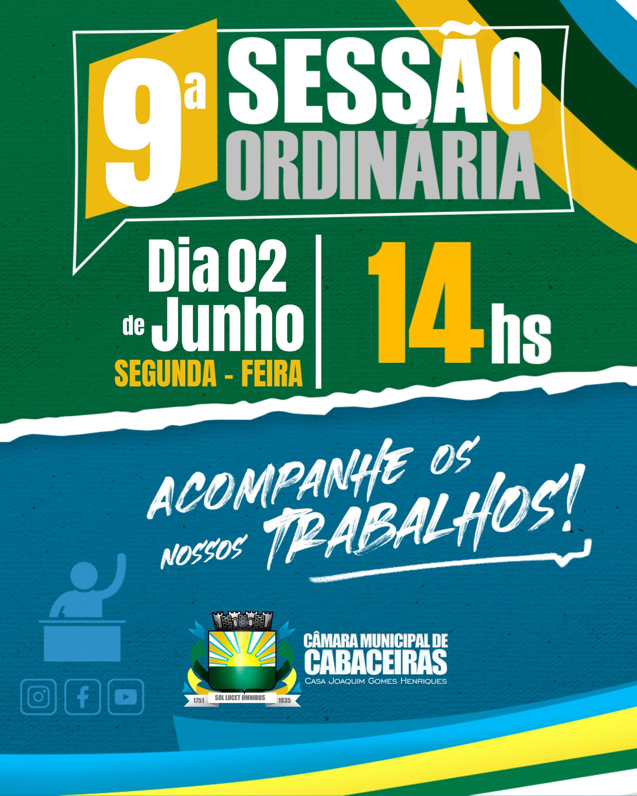 9ª SESSÃO ORDINÁRIA!